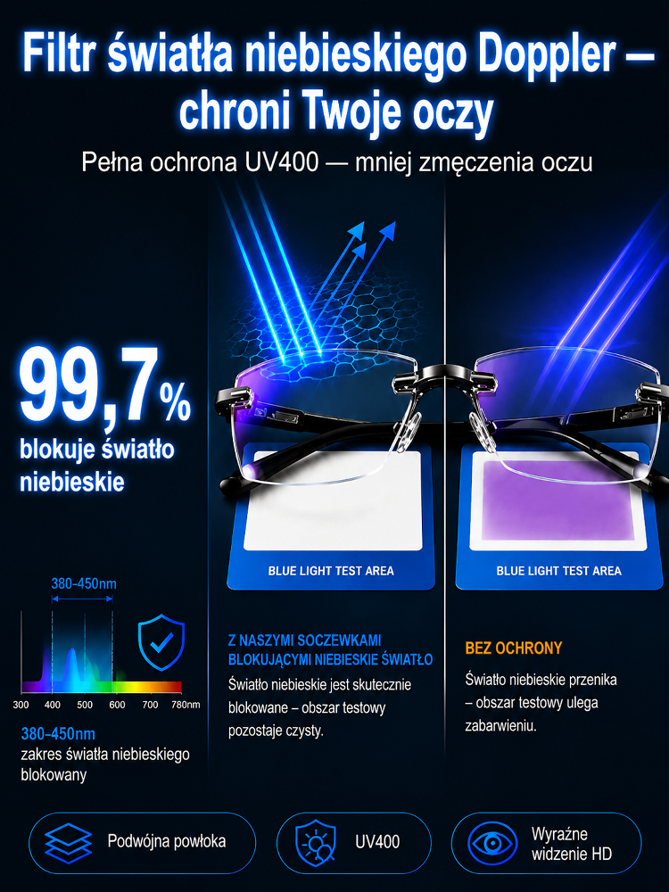 Ultralekkie diamentowe okulary bezoprawkowe do czytania🎁 SZALONA PROMOCJA: Mamy teraz ofertę KUP 1, A DRUGI OTRZYMASZ GRATIS