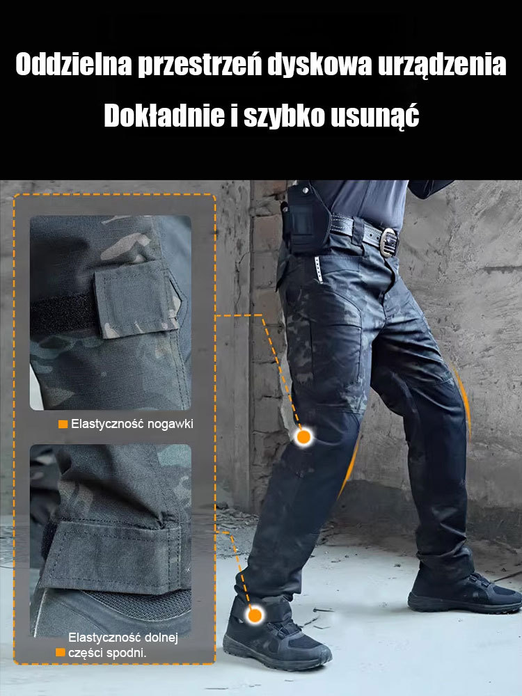 Męskie elastyczne wodoodporne spodnie taktyczne😱Te same spodnie taktyczne armii amerykańskiej