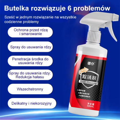 Wydajny środek do usuwania rdzy w sprayu