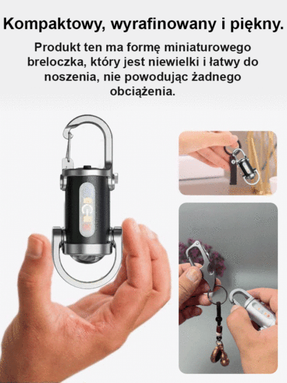 【Super jasna latarka brelokowa】