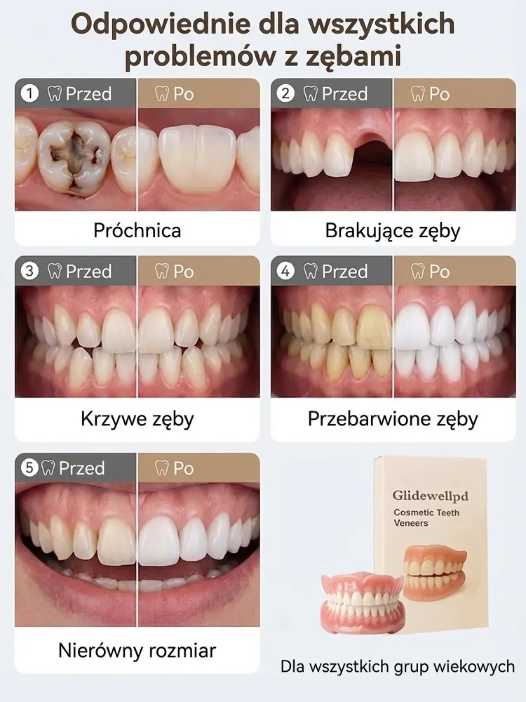 Premium protezy zębowe: niewidoczne i stabilne! Założysz w 1 sekundę. Sprawdź komfort!