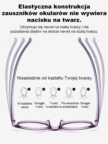 Ultralekkie okulary do czytania z filtrem światła niebieskiego❤️Wyglądasz 10 lat młodziej