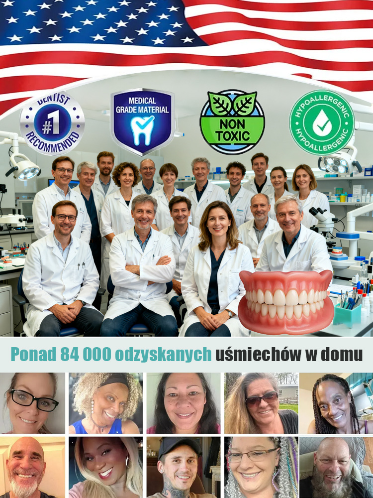 Regulowane i adaptacyjne pełne protezy z pewnym uśmiechem