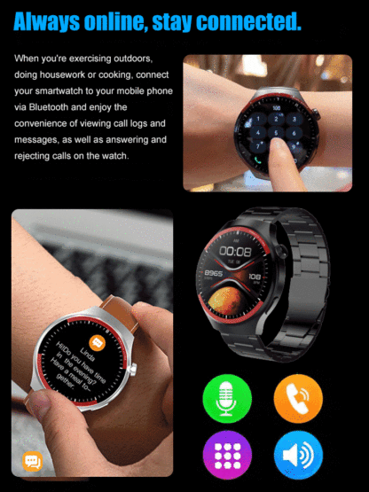 Space Exploration Round Screen Smart Watch✅Oryginalny produkt w przesyłce, darmowy okres próbny!