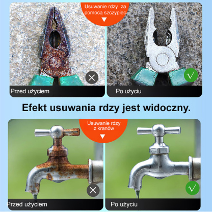 Wydajny środek do usuwania rdzy w sprayu
