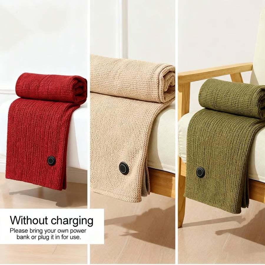 Portable Heated Shawl – Stay Warm Anywhere, Anytime