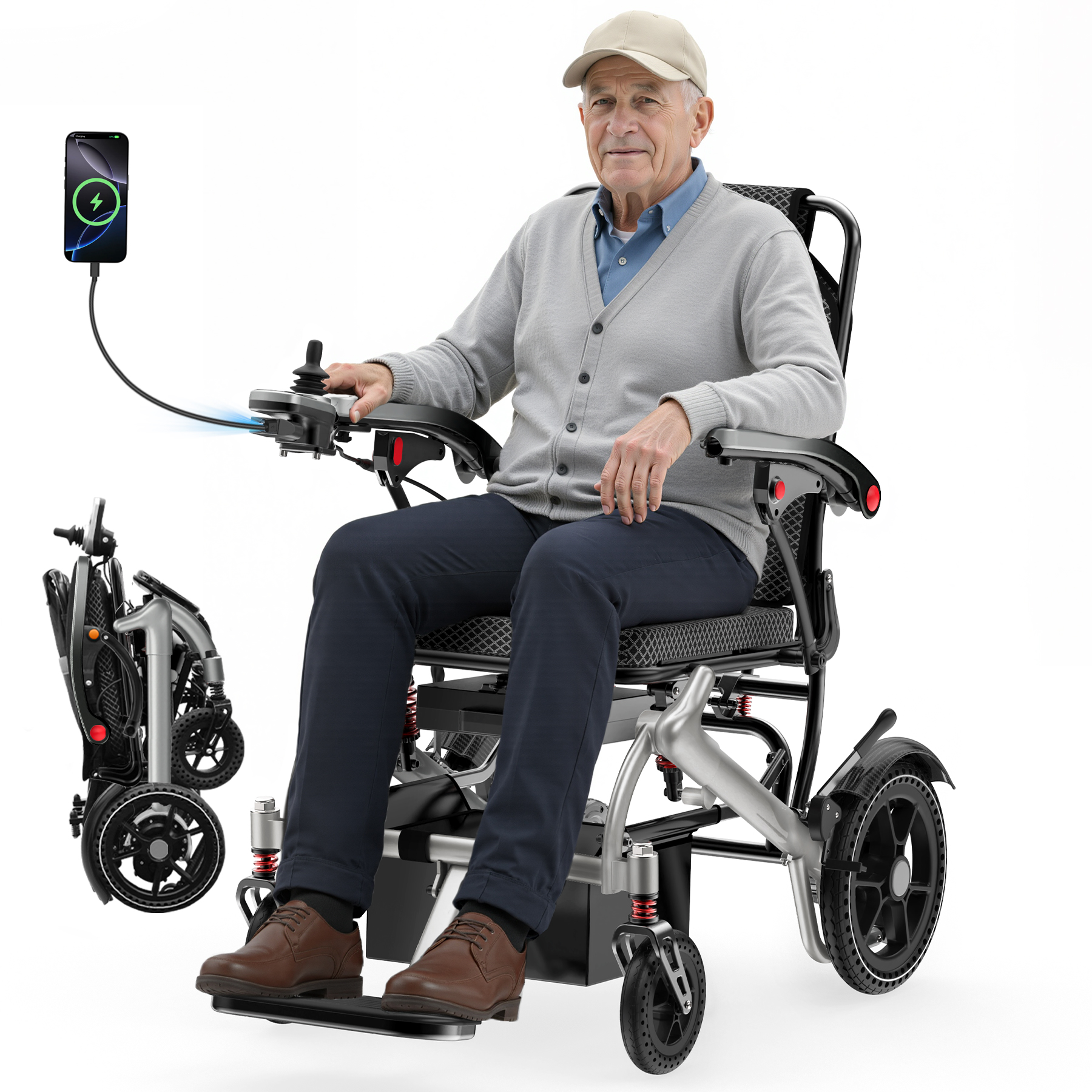 Long-endurance electric wheelchair