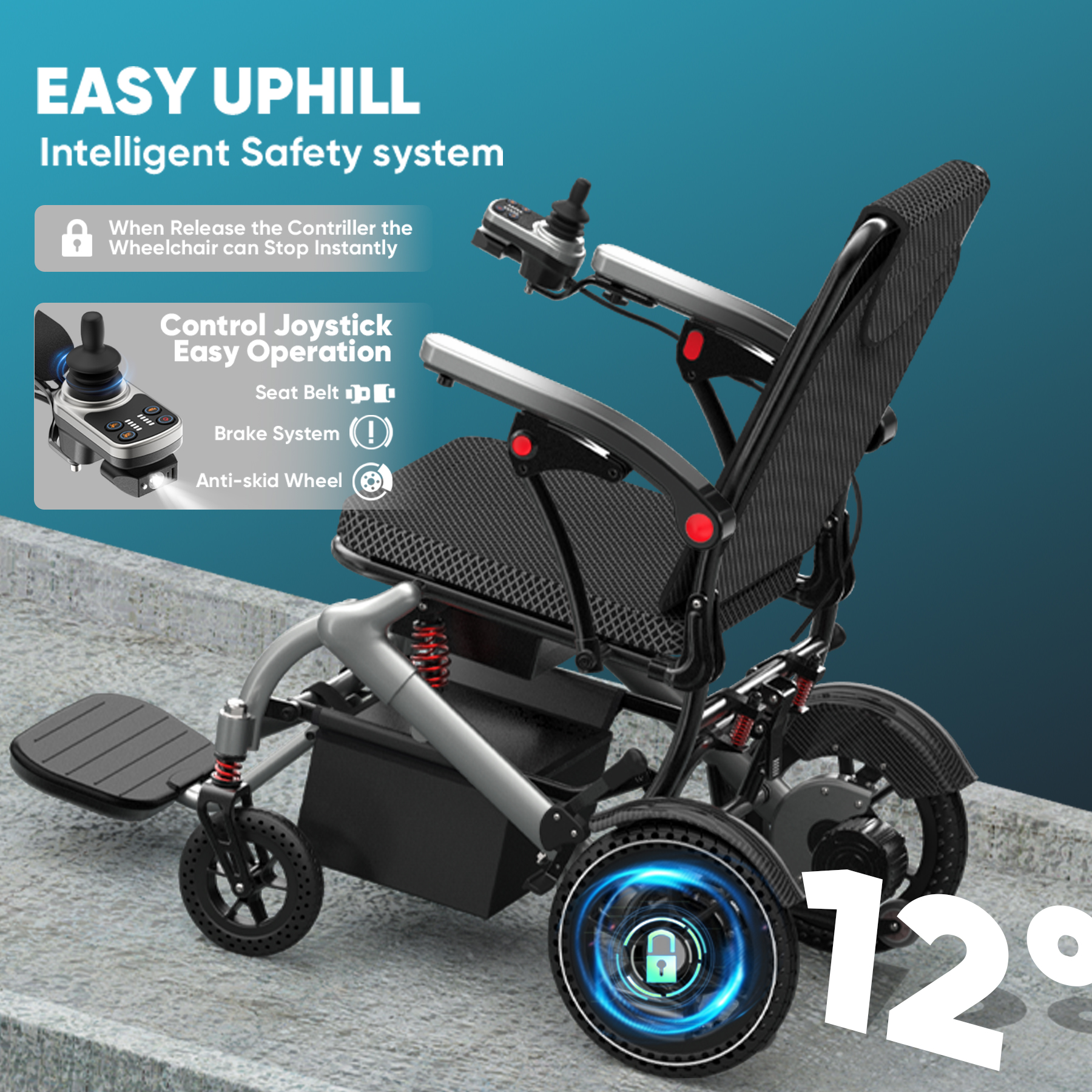 Long-endurance electric wheelchair