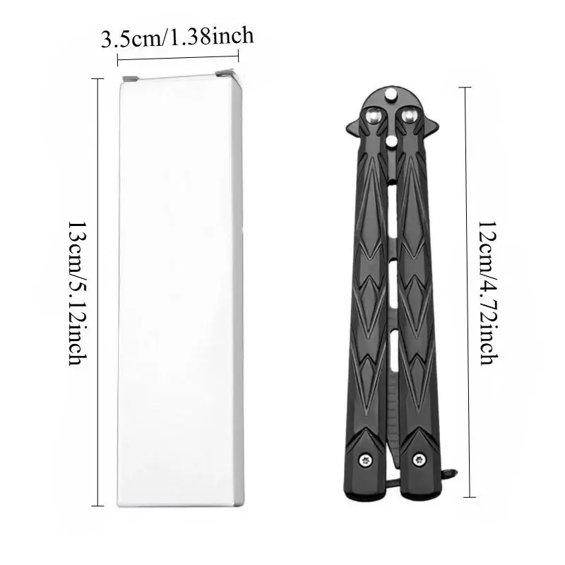 Butterfly Training Folding Knife for Cs:go, Non-Edged Hand Training Knife, Game Stationery, Ideal for Skill Development