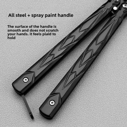 Butterfly Training Folding Knife for Cs:go, Non-Edged Hand Training Knife, Game Stationery, Ideal for Skill Development