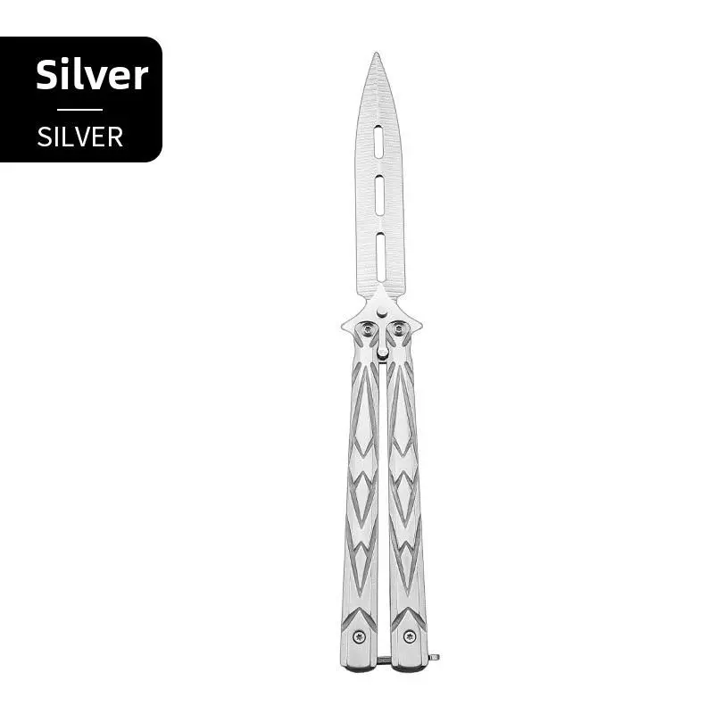 Butterfly Training Folding Knife for Cs:go, Non-Edged Hand Training Knife, Game Stationery, Ideal for Skill Development