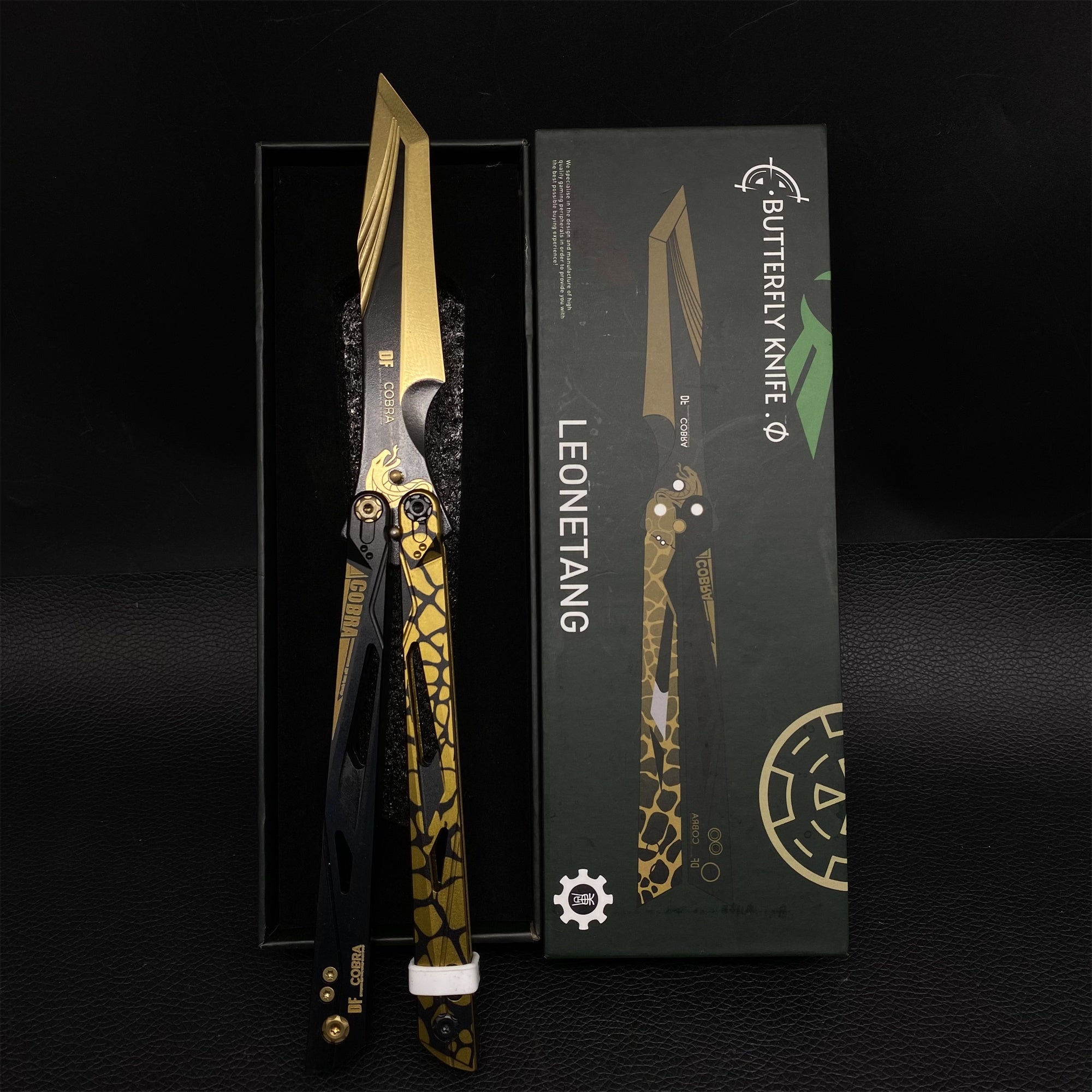 IRL Cobra Vanguard High-End CNC Balisong Trainer Butterfly Knife Trainer