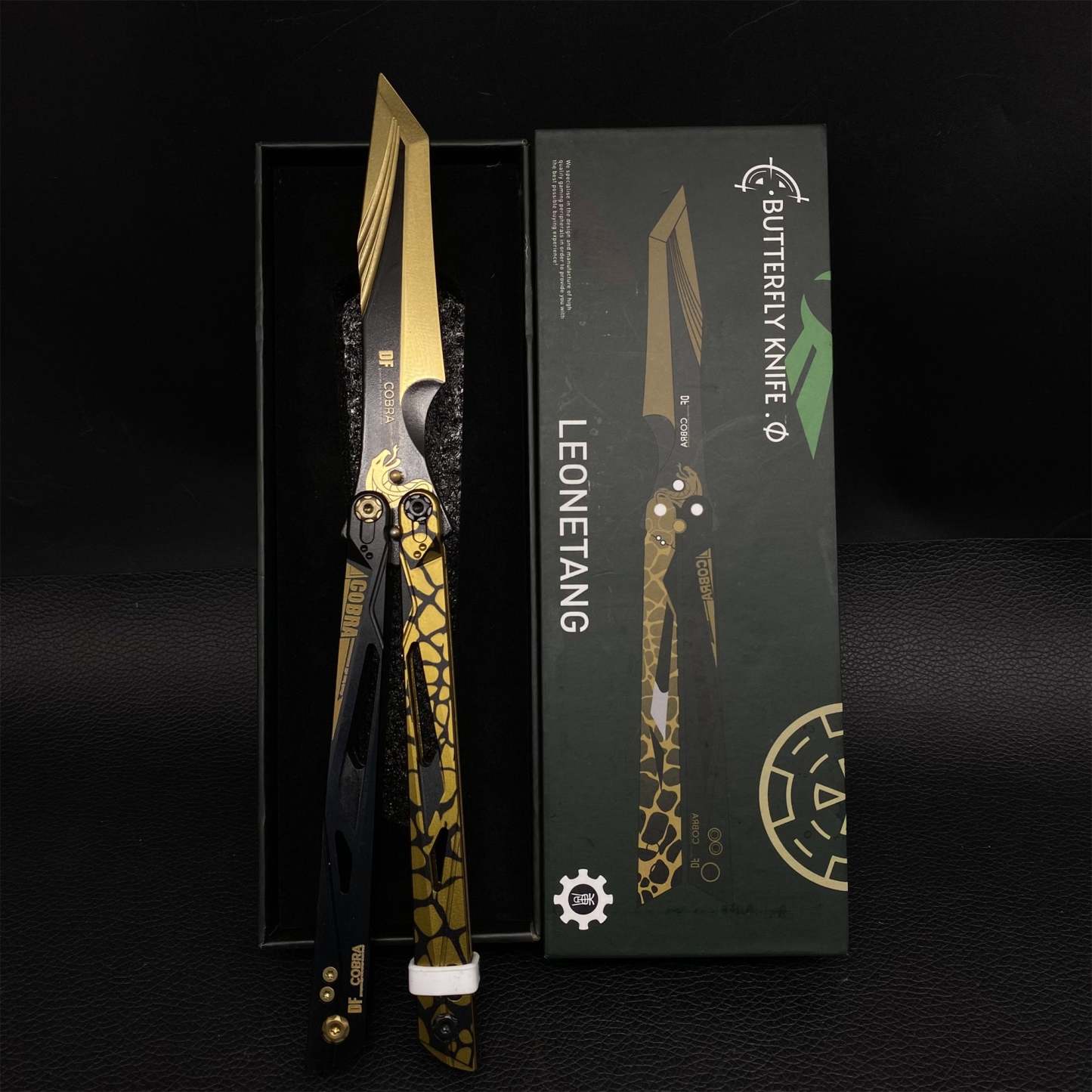 IRL Cobra Vanguard High-End CNC Balisong Trainer Butterfly Knife Trainer