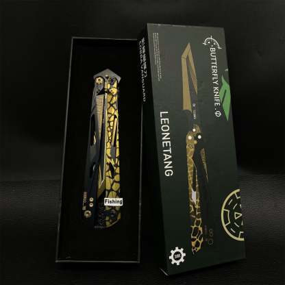 IRL Cobra Vanguard High-End CNC Balisong Trainer Butterfly Knife Trainer