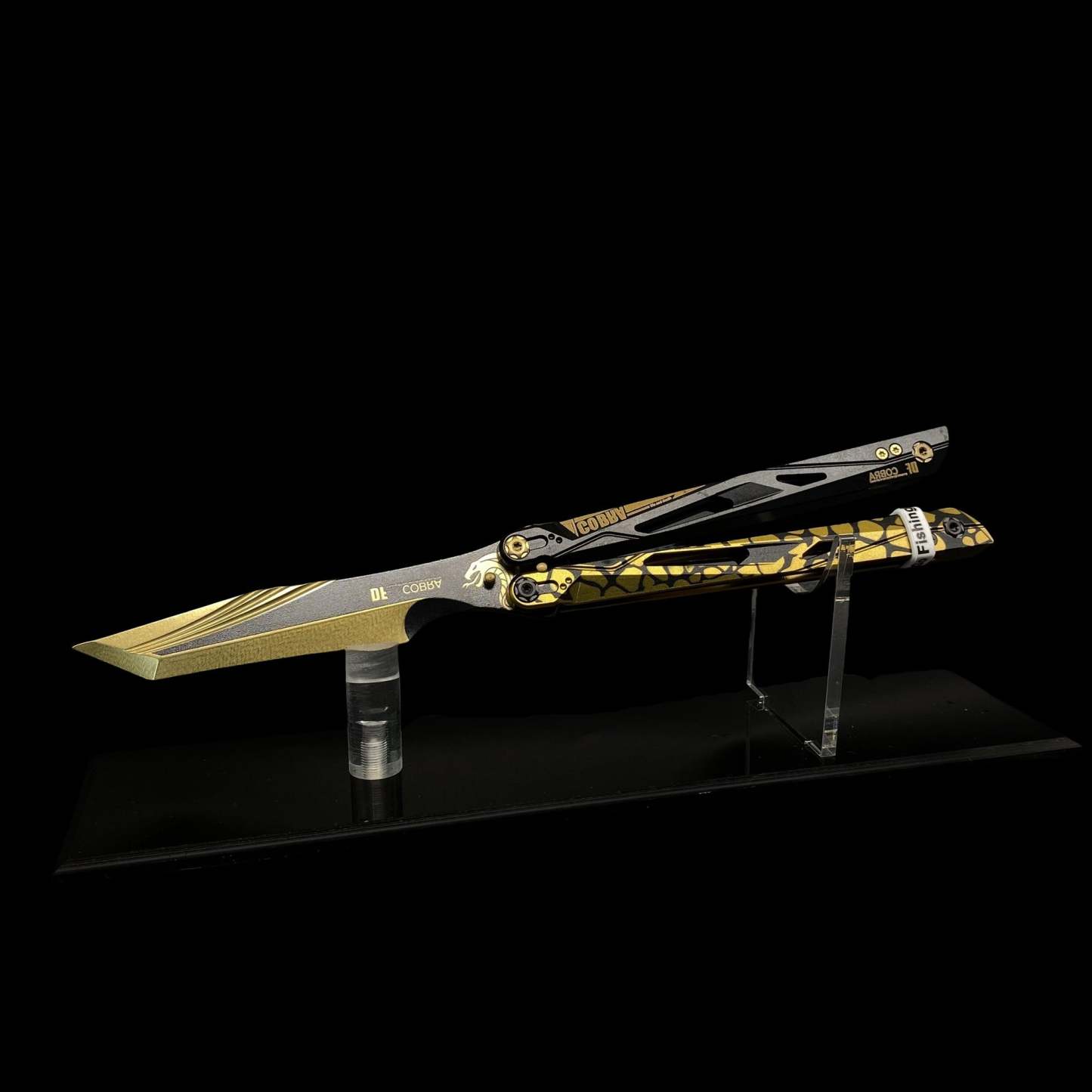 IRL Cobra Vanguard High-End CNC Balisong Trainer Butterfly Knife Trainer
