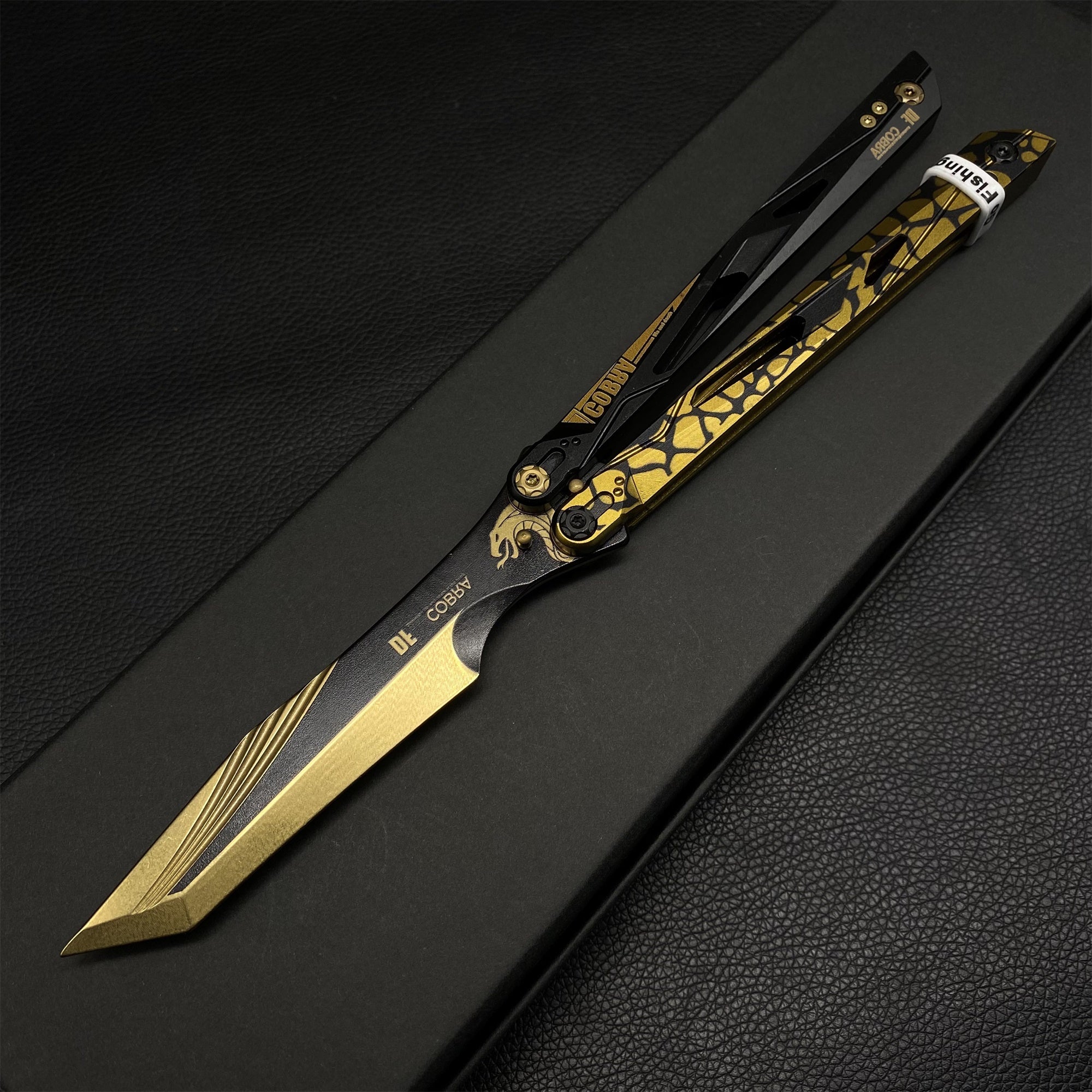 IRL Cobra Vanguard High-End CNC Balisong Trainer Butterfly Knife Trainer