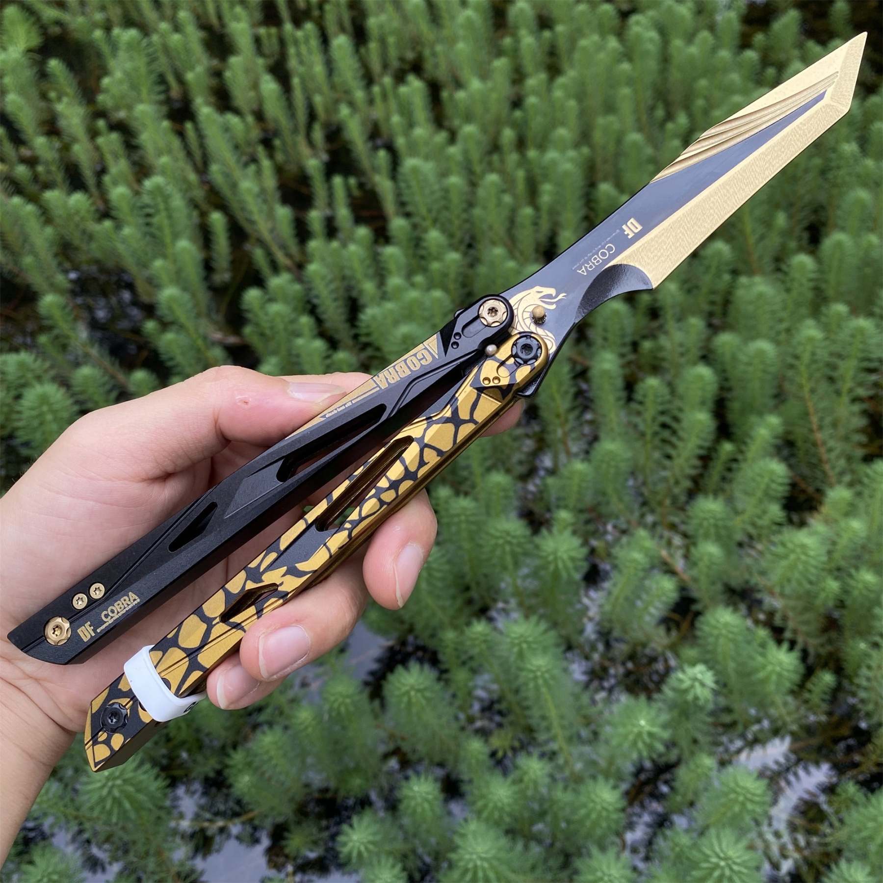IRL Cobra Vanguard High-End CNC Balisong Trainer Butterfly Knife Trainer