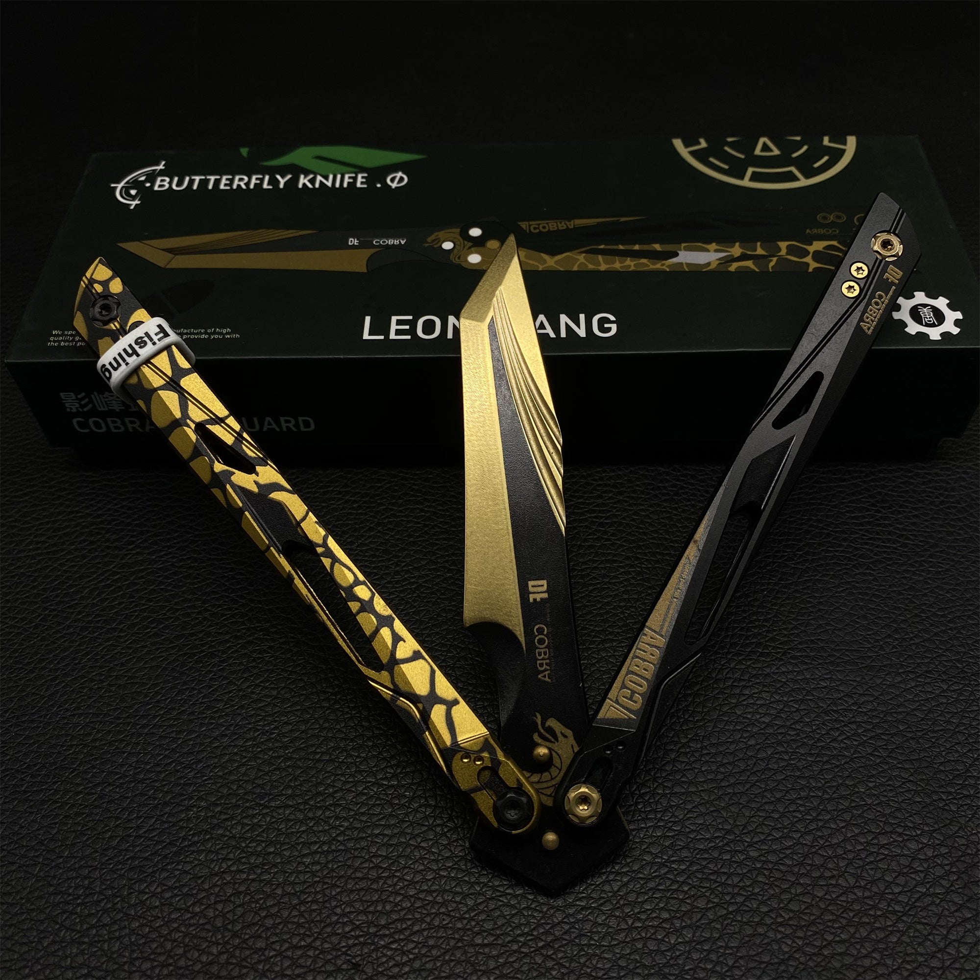 IRL Cobra Vanguard High-End CNC Balisong Trainer Butterfly Knife Trainer