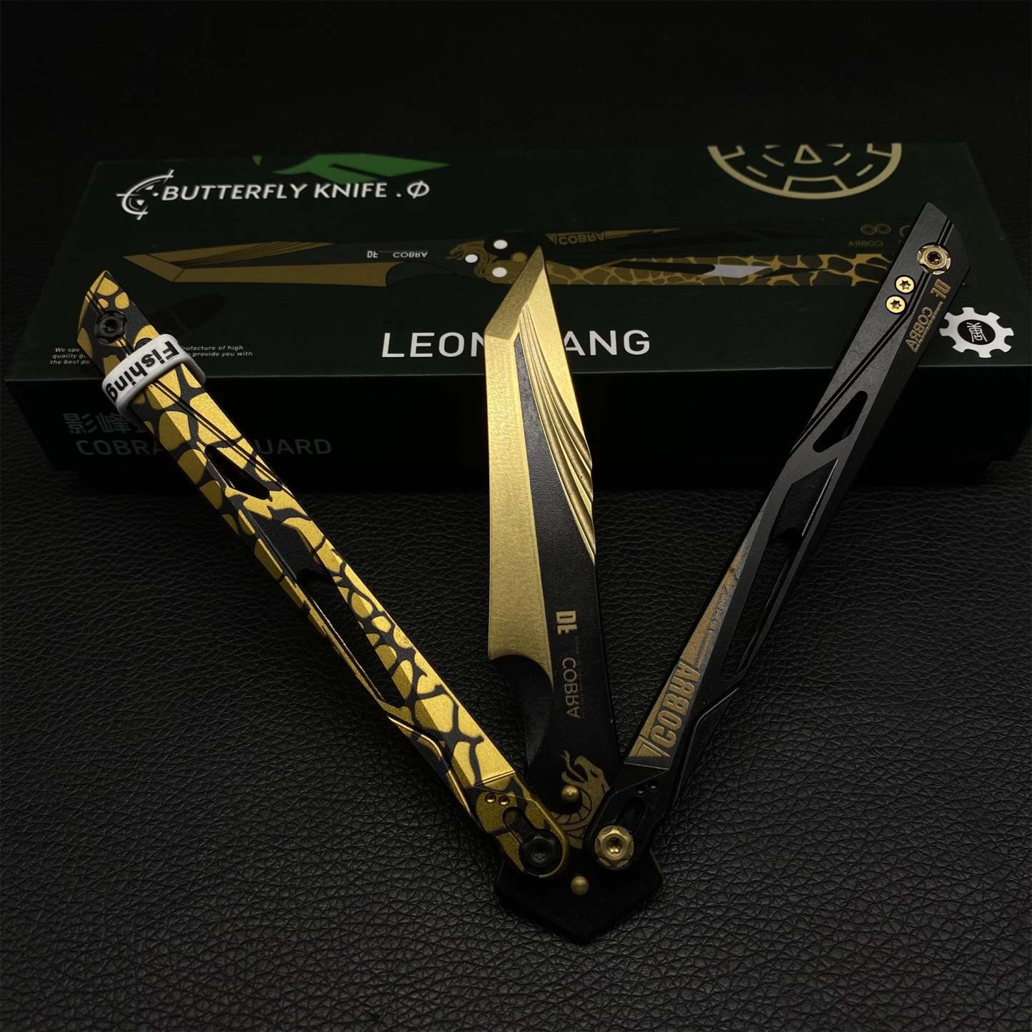 IRL Cobra Vanguard High-End CNC Balisong Trainer Butterfly Knife Trainer
