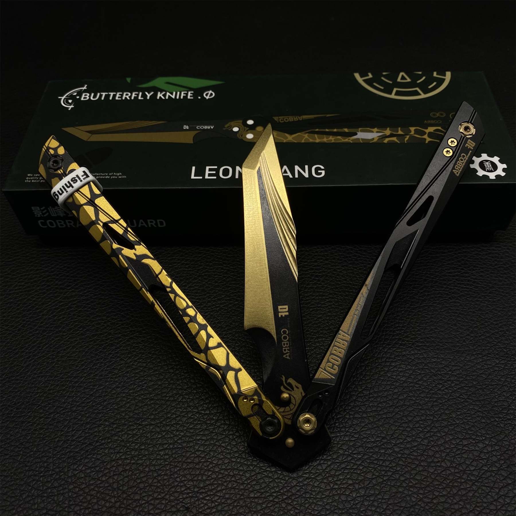 IRL Cobra Vanguard High-End CNC Balisong Trainer Butterfly Knife Trainer