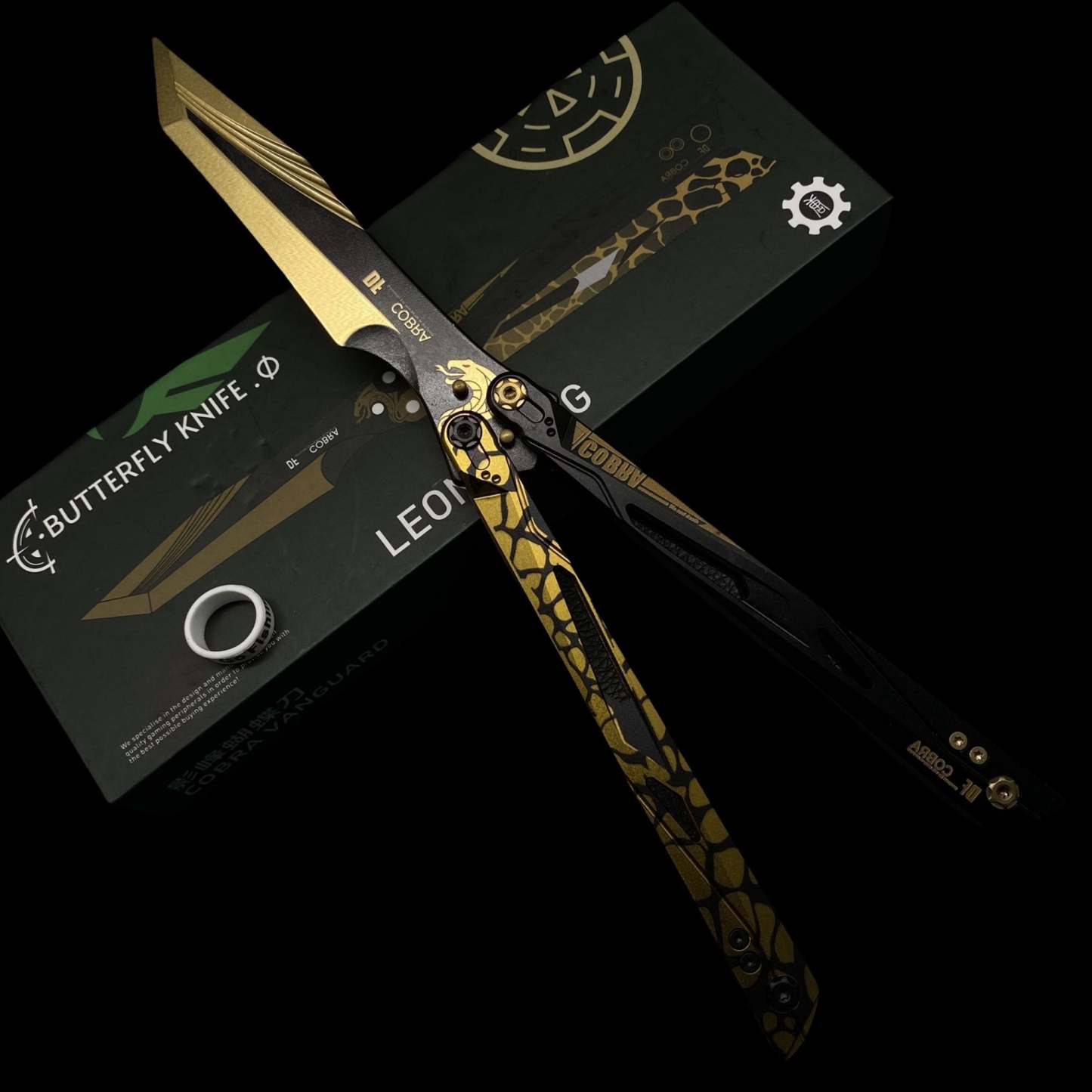 IRL Cobra Vanguard High-End CNC Balisong Trainer Butterfly Knife Trainer