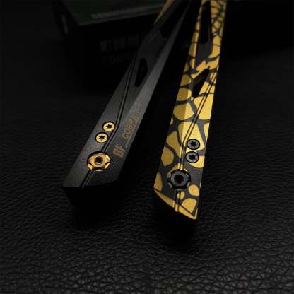 IRL Cobra Vanguard High-End CNC Balisong Trainer Butterfly Knife Trainer