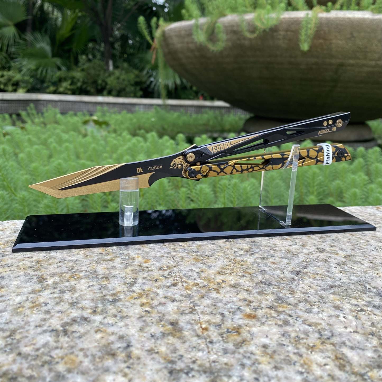 IRL Cobra Vanguard High-End CNC Balisong Trainer Butterfly Knife Trainer