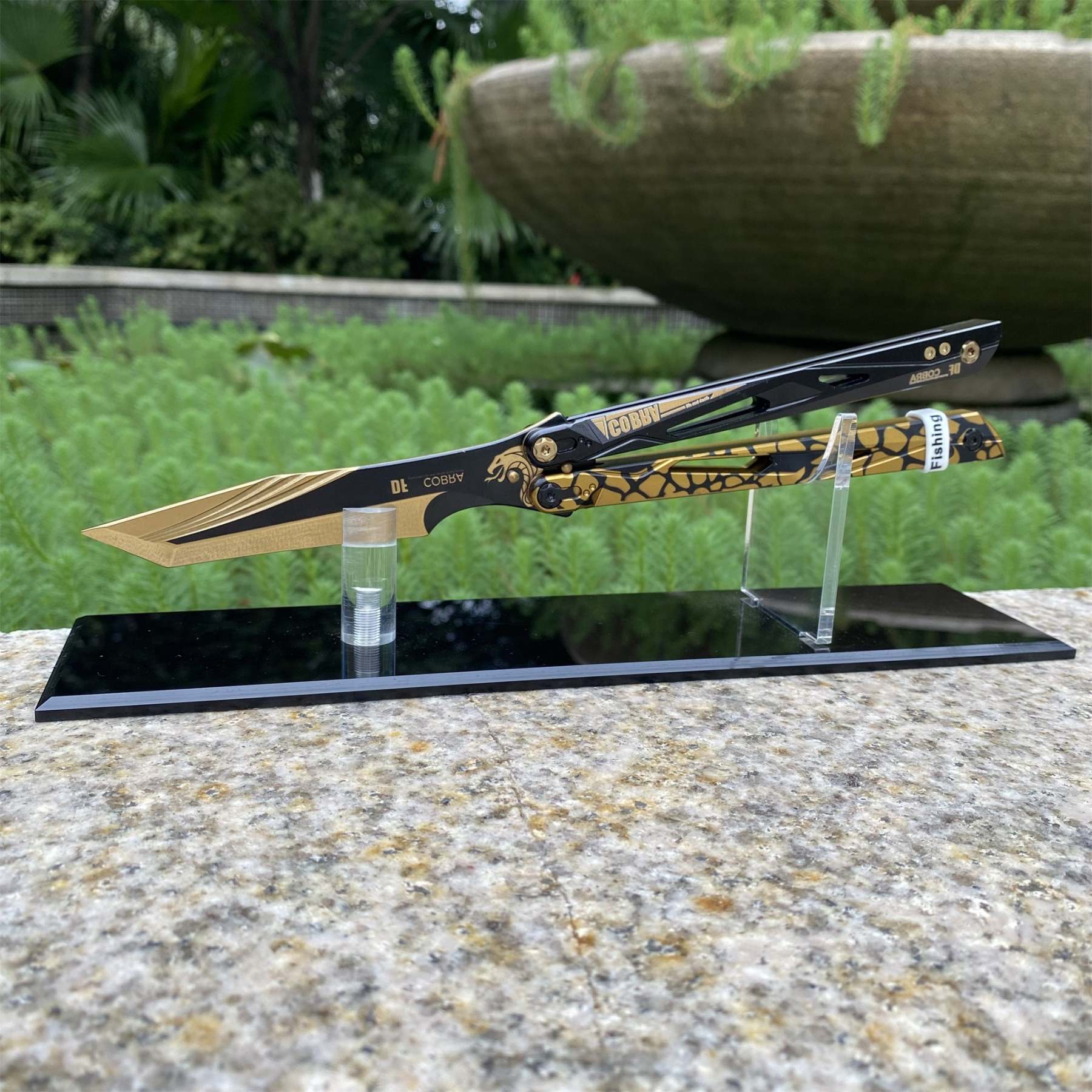 IRL Cobra Vanguard High-End CNC Balisong Trainer Butterfly Knife Trainer