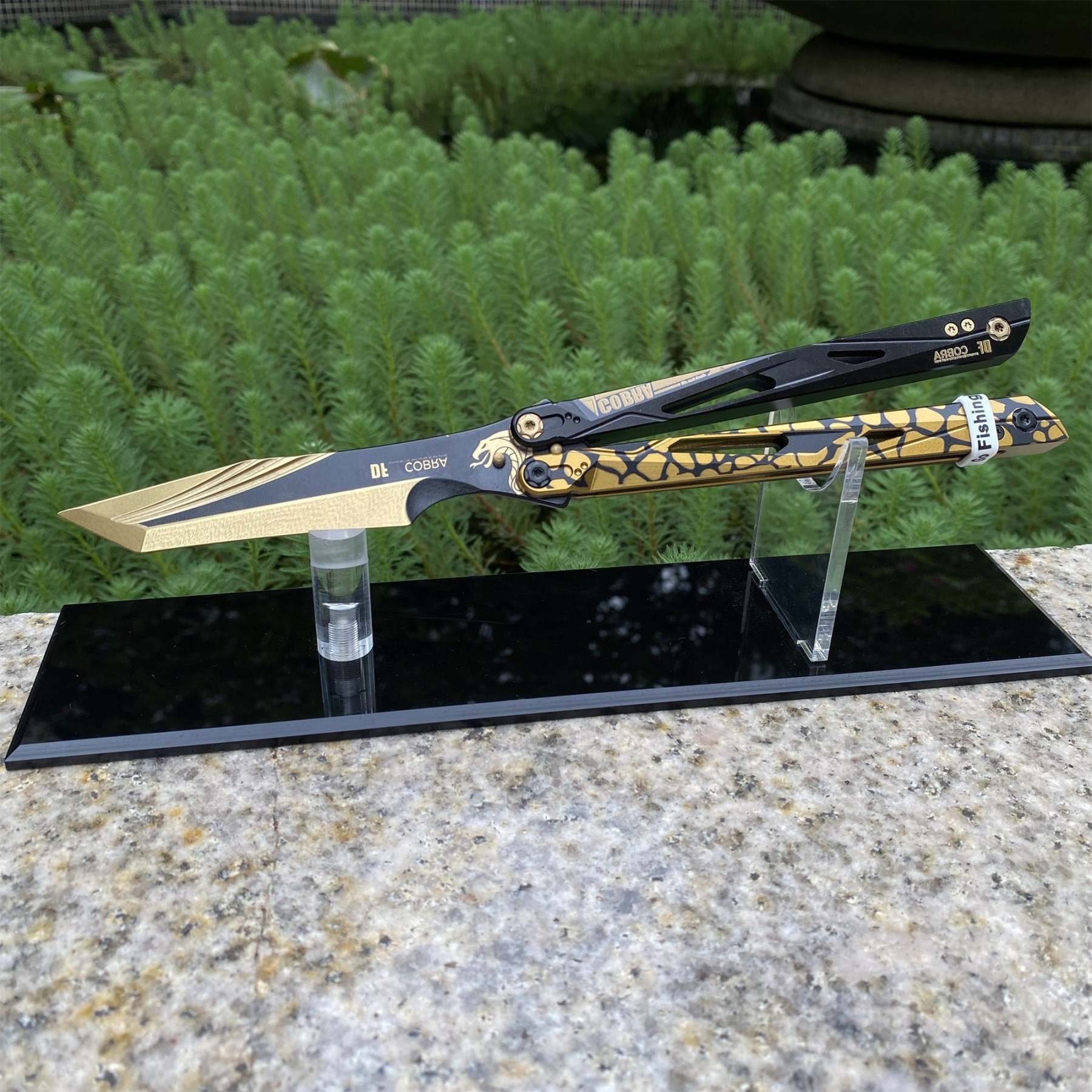 IRL Cobra Vanguard High-End CNC Balisong Trainer Butterfly Knife Trainer