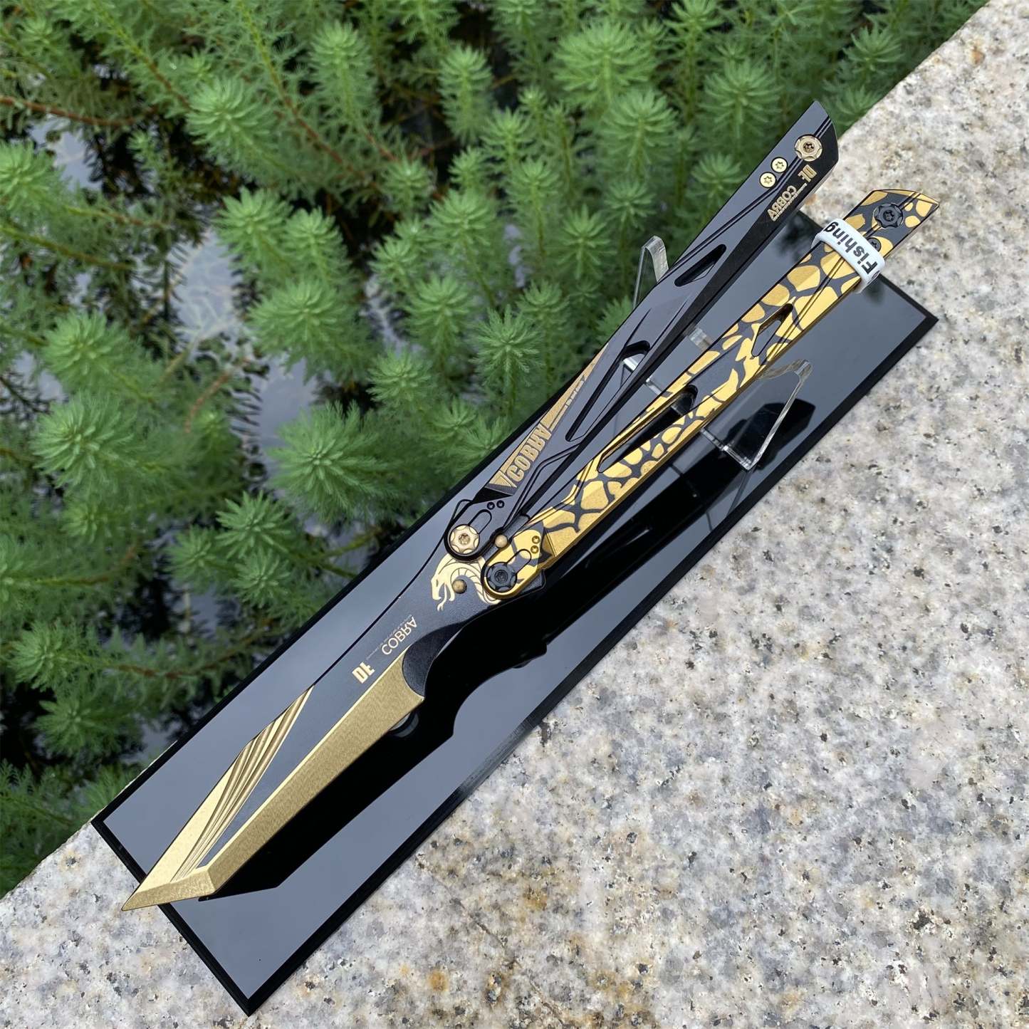 IRL Cobra Vanguard High-End CNC Balisong Trainer Butterfly Knife Trainer