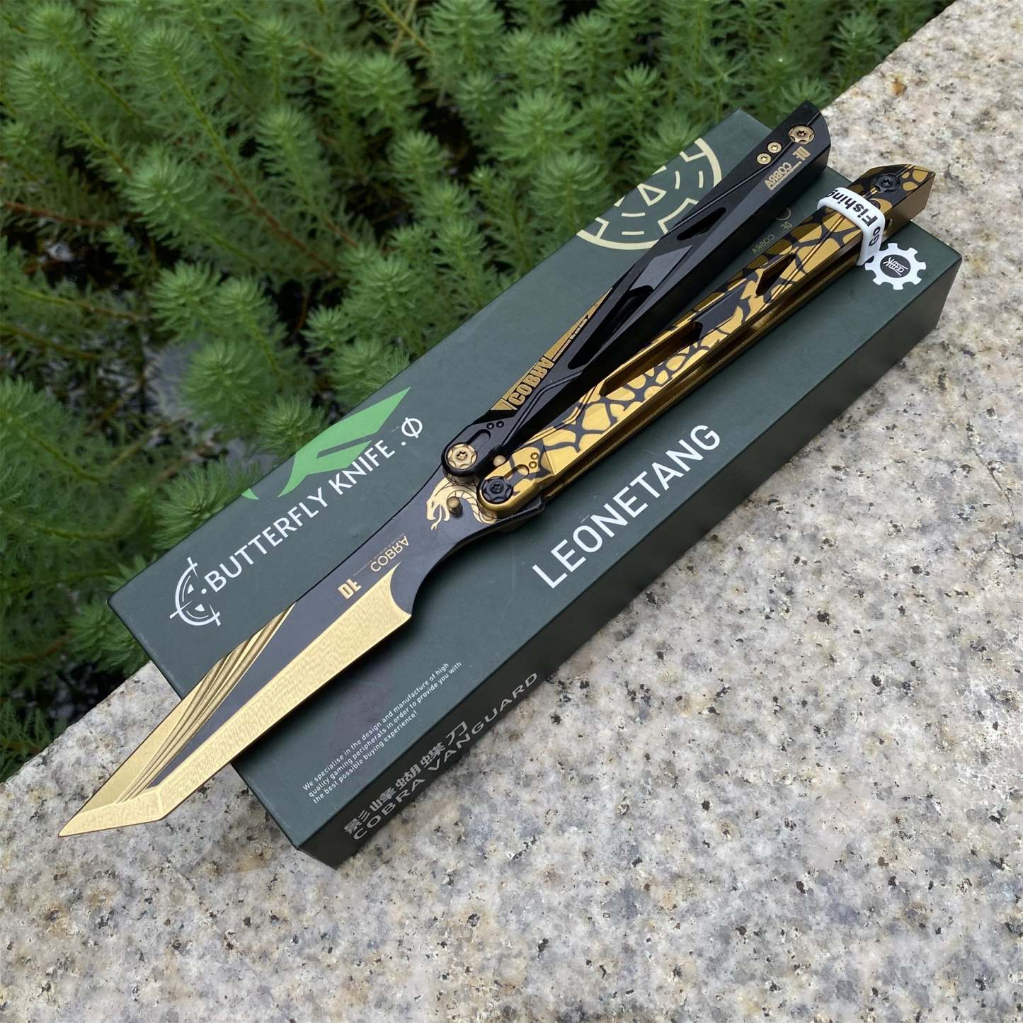 IRL Cobra Vanguard High-End CNC Balisong Trainer Butterfly Knife Trainer
