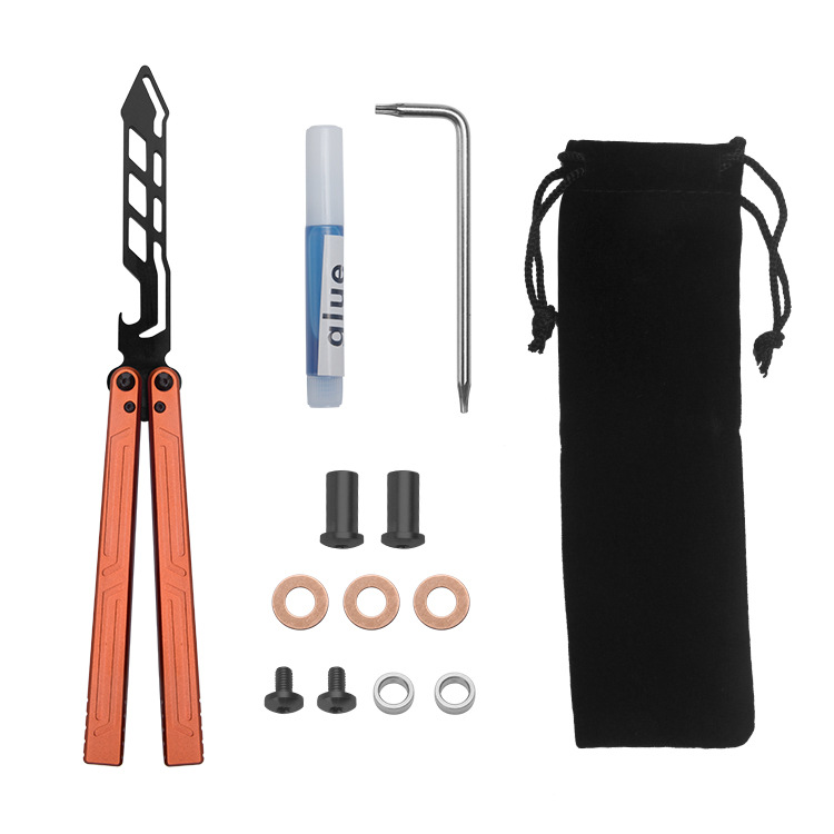 Bushing System 6061 Aluminium Channel Handle, Outdoor Survival Camping Multitool, Gift for Men Women Boyfriend Dad Boy Child 