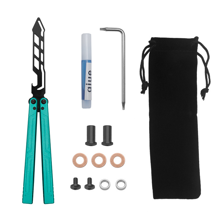 Bushing System 6061 Aluminium Channel Handle, Outdoor Survival Camping Multitool, Gift for Men Women Boyfriend Dad Boy Child