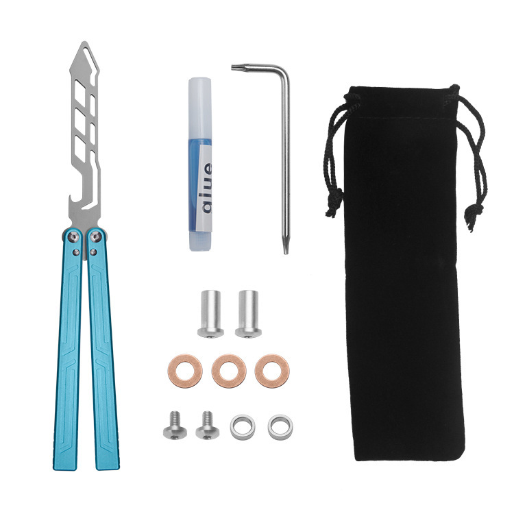 Bushing System 6061 Aluminium Channel Handle, Outdoor Survival Camping Multitool, Gift for Men Women Boyfriend Dad Boy Child 