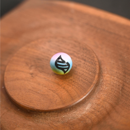 Poké Ball Bracelet - Handmade Ceramic Bead, Adjustable Braided Cord, Pokémon Inspired