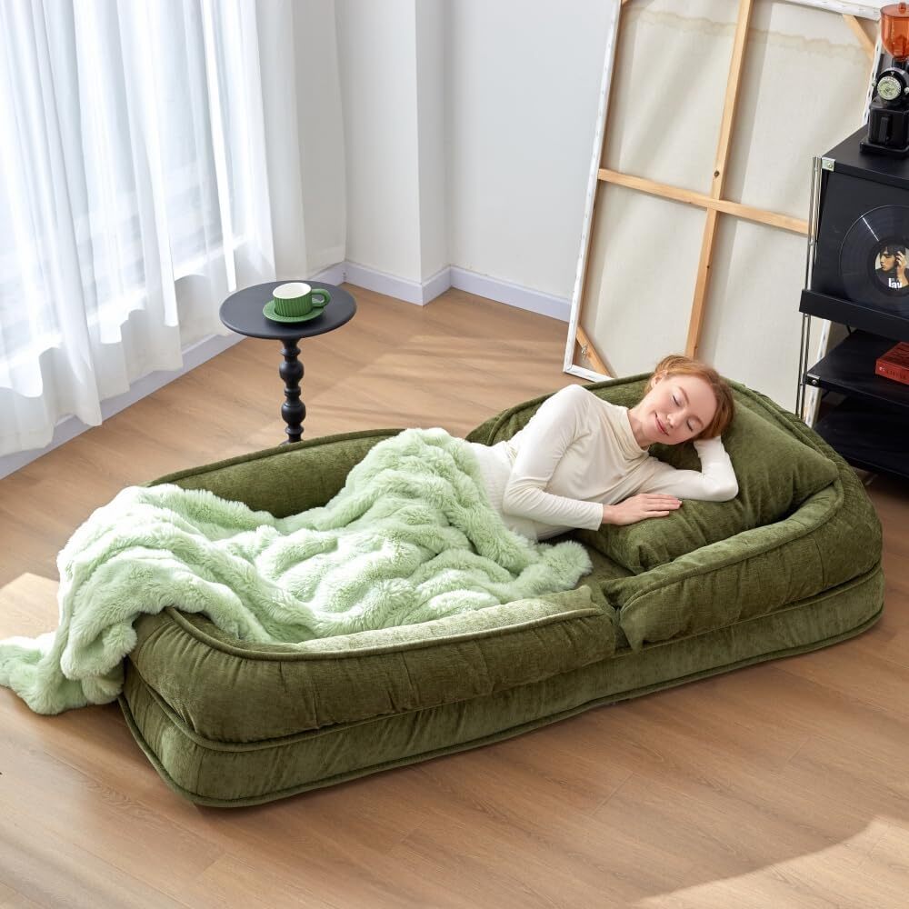 🎄Last Day Christmas Early Bird Sale🎄 -Foldable Lazy Sofa Bed Floor Chair