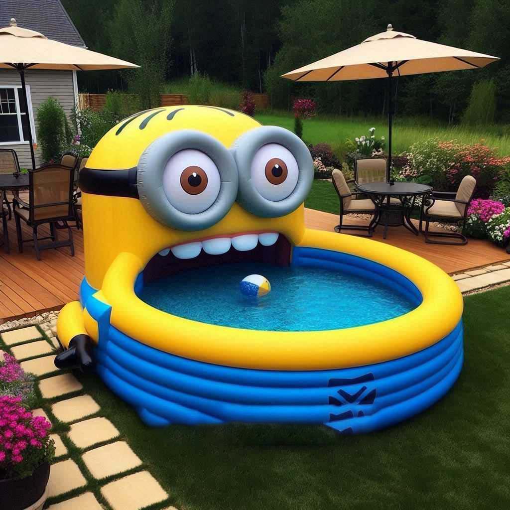 Inflatable Minion Shaped Pool