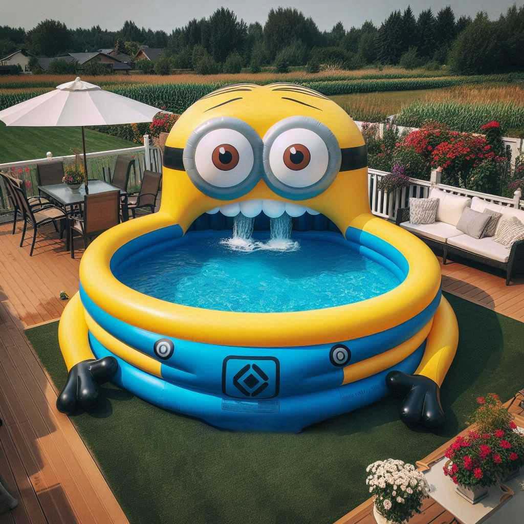 Inflatable Minion Shaped Pool