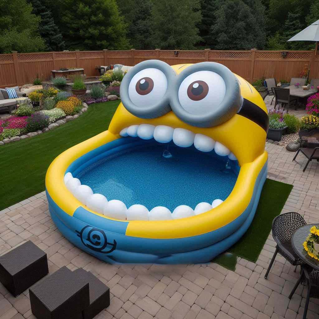 Inflatable Minion Shaped Pool
