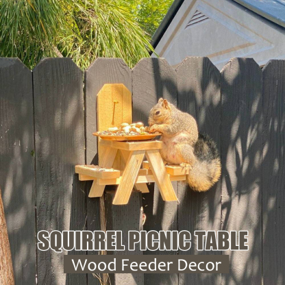 🔥Hot Sale -48% Off✨Handmade Wood Natural Feeder Decor