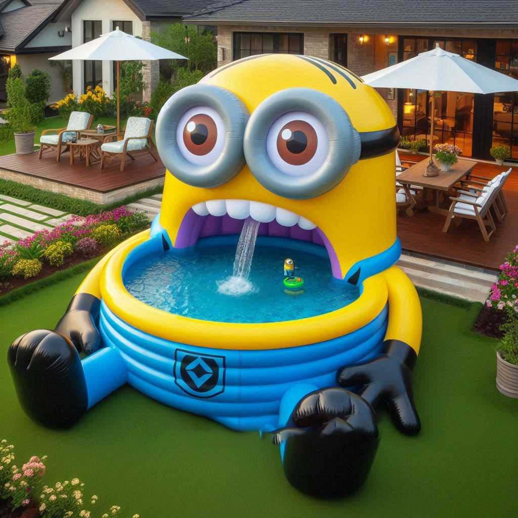 Inflatable Minion Shaped Pool