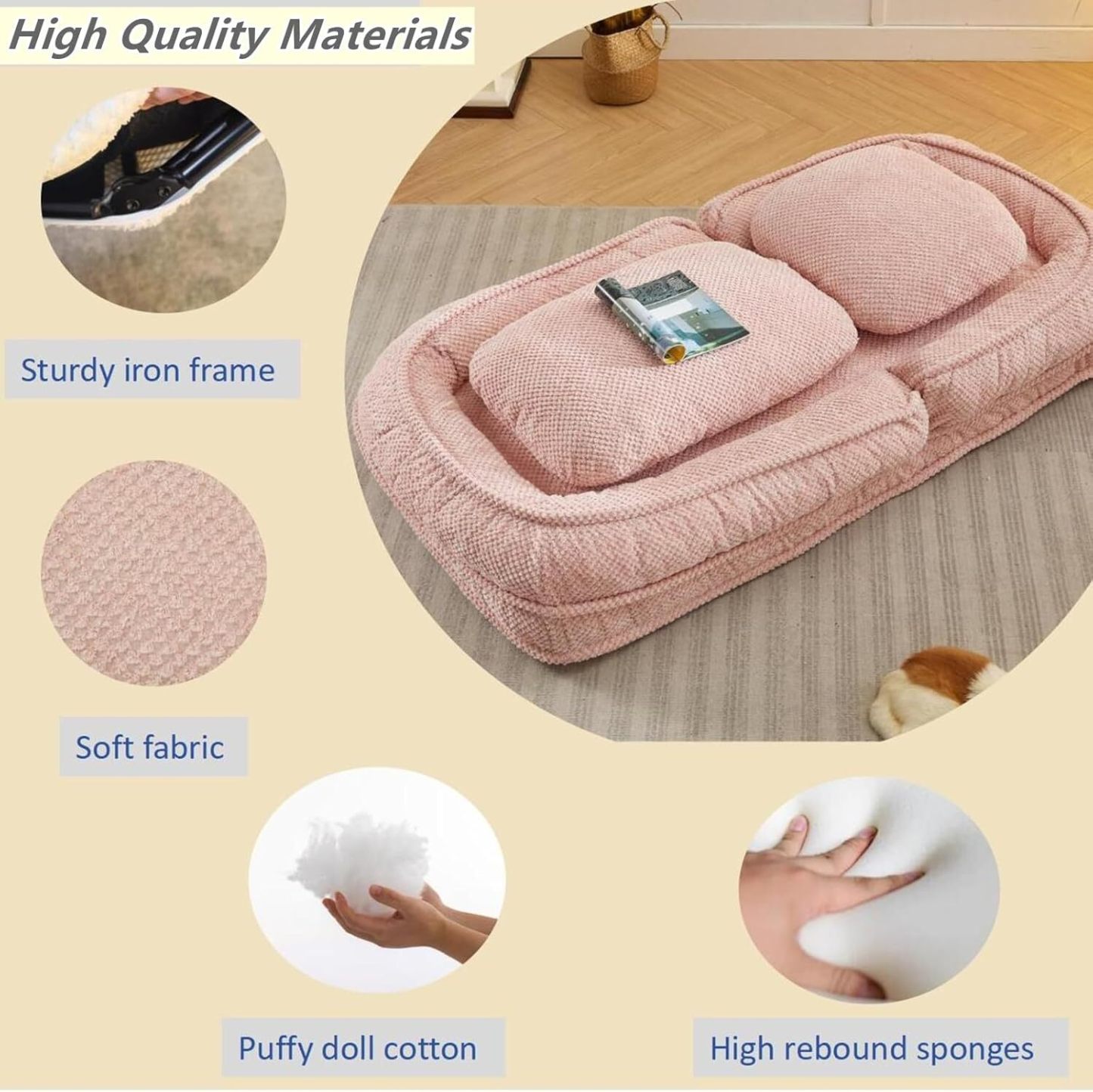 🎄Last Day Christmas Early Bird Sale🎄 -Foldable Lazy Sofa Bed Floor Chair