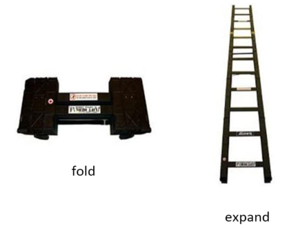 ✨Telescopic Ladder✨Portable Aluminum Alloy Folding Ladder Straight Ladder Attic Stair, 5 Seconds Quick Fold, Suitable for Roof, Home, Outdoor Work Use