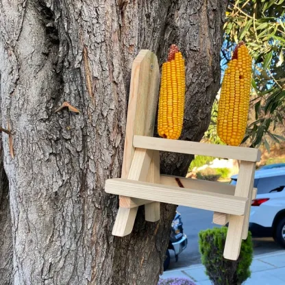 🔥Hot Sale -48% Off✨Handmade Wood Natural Feeder Decor