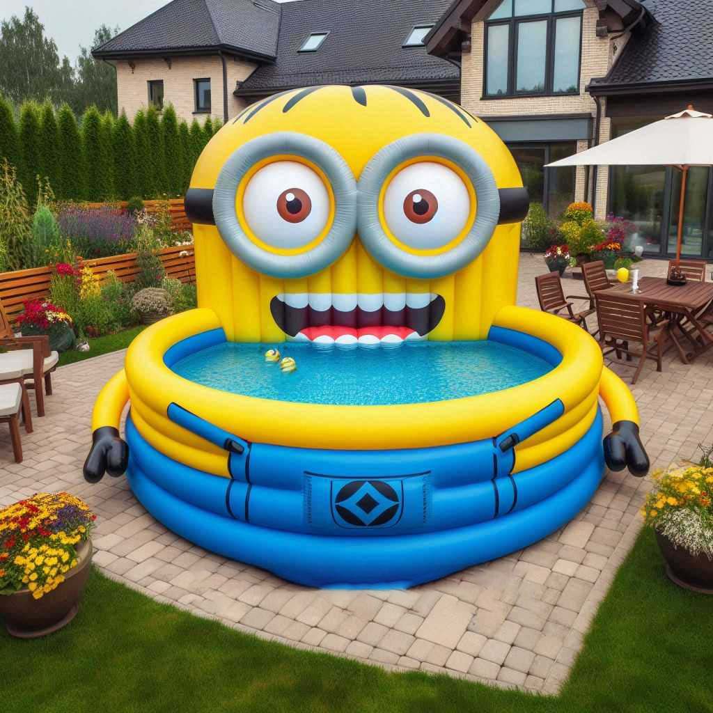 Inflatable Minion Shaped Pool
