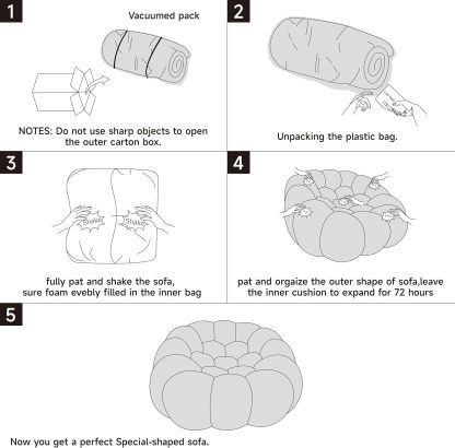 🎉74.8'' Modern Loveseat Sofa, 2 Seater Mesh Fabric Love Seat Floor Sofa