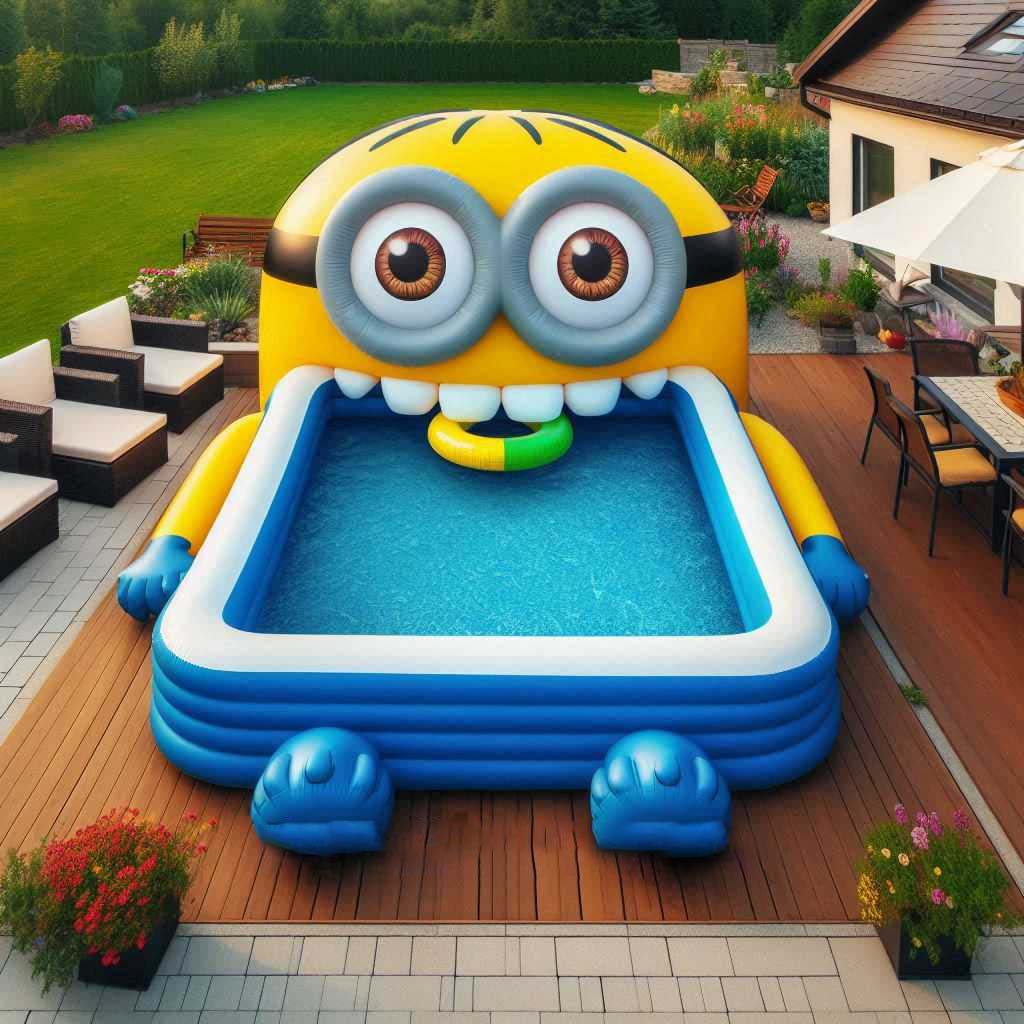 Inflatable Minion Shaped Pool