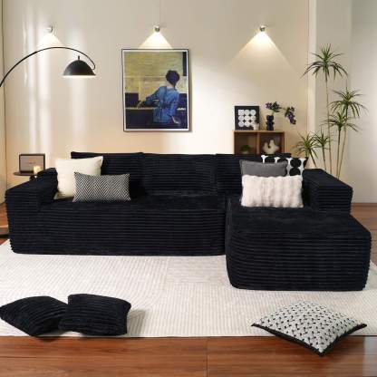 💥𝗟𝗶𝗺𝗶𝘁𝗲𝗱 𝗧𝗶𝗺𝗲 𝗢𝗳𝗳𝗲𝗿💖【Buy 2 Packages Shipping】L-Shaped Sectional Sofa Set