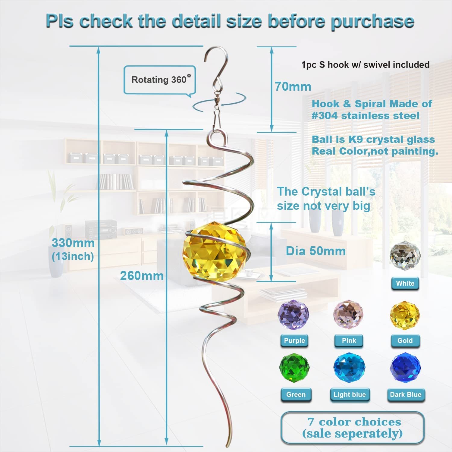 (Last Day Promotion- SAVE 48%🎁)Wind Spinner Ball Spiral Tai(🔥BUY 3 GET FREE SHIPPING)