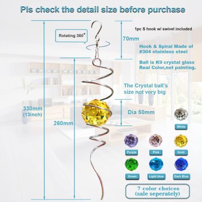 (Last Day Promotion- SAVE 48%🎁)Wind Spinner Ball Spiral Tai(🔥BUY 3 GET FREE SHIPPING)